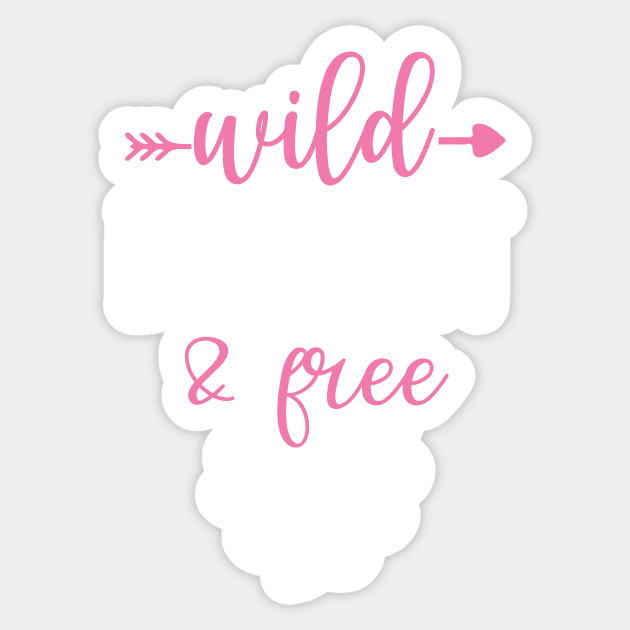 Wild Barefoot and Free Yoga Quotes Sticker by D3monic